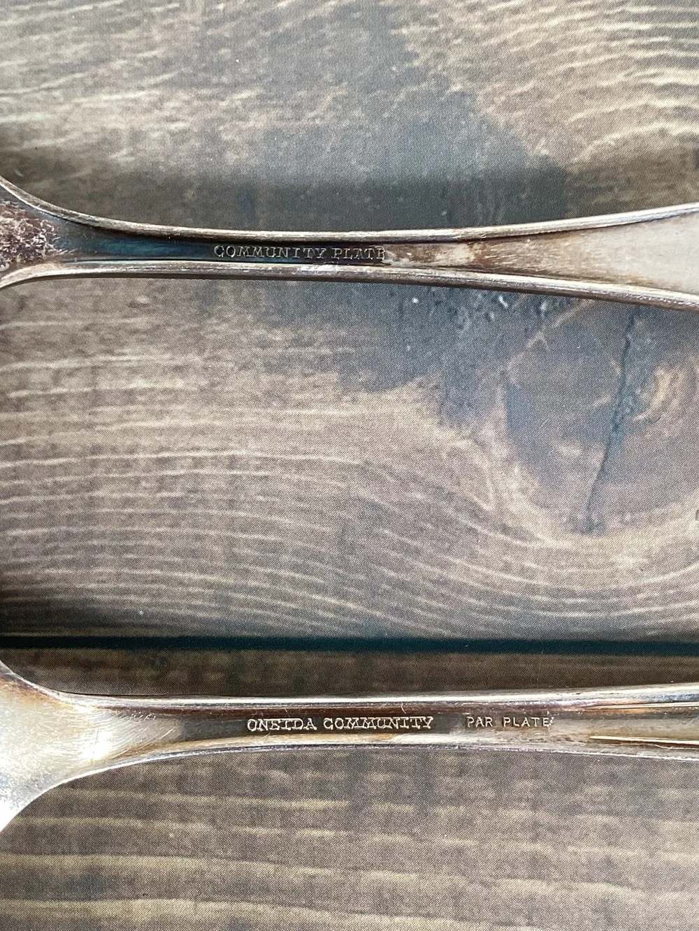 Vintage Silver Plated Spoon Collection, Lot Of 7 Spoons